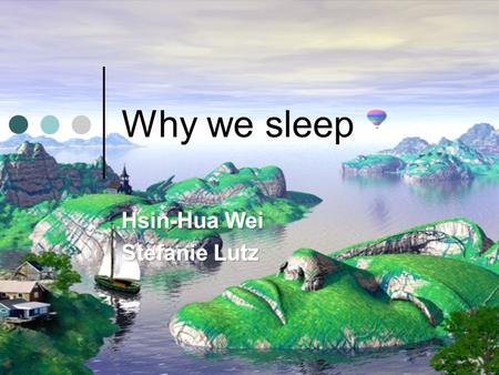 Why we sleep. Overview Estimates: brain consists of 100 billions of neurons that are connected with about 10 14 of synapses Function of the brain is based.