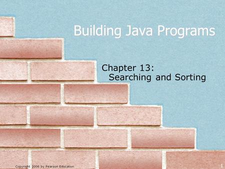 Building Java Programs