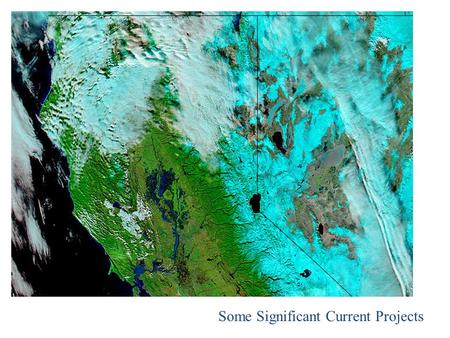 Some Significant Current Projects. Landsat Multispectral Scanner (MSS) and Landsat Thematic Mapper (TM) Sensor System Characteristics.