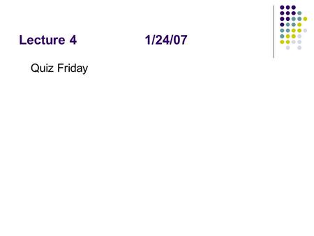 Lecture 41/24/07 Quiz Friday. Manipulating K Multiply the equation by a constant Reverse equation Add equations.