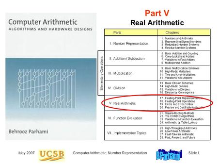 Computer Arithmetic, Number Representation