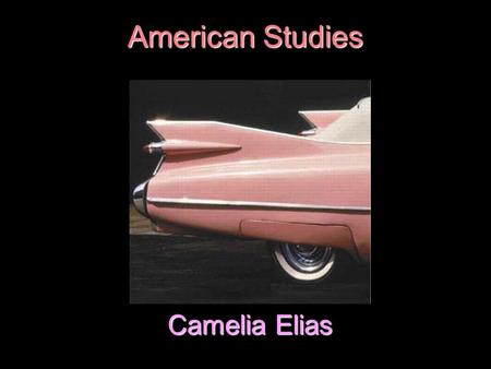 Camelia Elias American Studies. The Harlem Renaissance Harlem is vicious Modernism. Bang Clash. Vicious the way it's made, Can you stand such beauty.