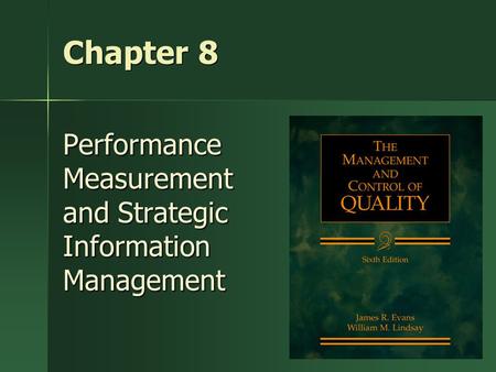 Performance Measurement and Strategic Information Management