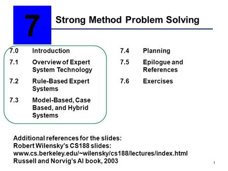 Strong Method Problem Solving