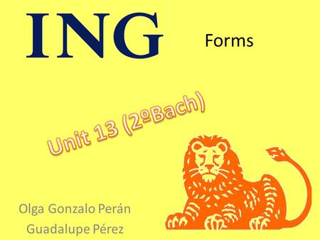 Olga Gonzalo Perán Guadalupe Pérez Forms. It is used to express different grammatical functions. ING as the subject of a verb. Travelling abroad broadens.