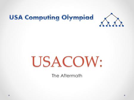 USACOW: The Aftermath. PotW Solution Scanner s = new Scanner(System.in); int n = s.nextInt(), k = s.nextInt(), x = 0; for (int i = 0; i < n; i++) x ^=