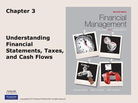 Understanding Financial Statements, Taxes, and Cash Flows