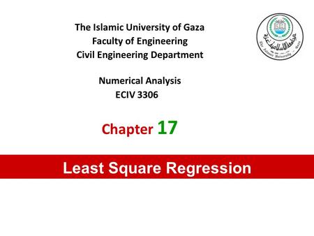 Least Square Regression