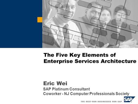 The Five Key Elements of Enterprise Services Architecture