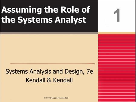 Assuming the Role of the Systems Analyst