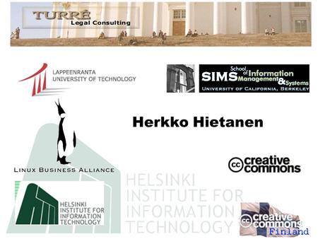 Herkko Hietanen. Articles 20 thesis of Collecting societies and Creative Commons (working paper) Legal and Organizational Issues in Collaborative User-Created.