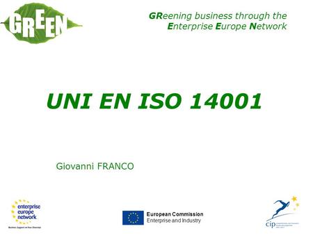 UNI EN ISO Giovanni FRANCO