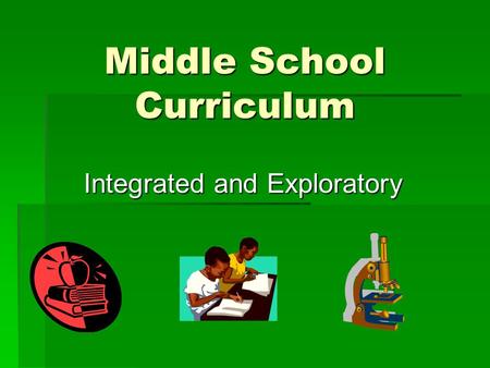 Middle School Curriculum