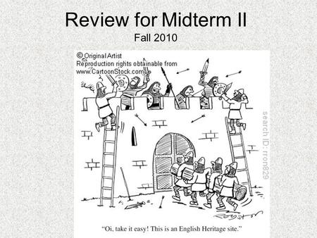 Review for Midterm II Fall 2010. Midterm Guidelines In-class midterm:  105/midterm2_guidelines.htm