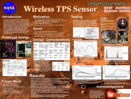 Goals Acknowledgements Design Considerations Prototype Design Testing Results Joe Law- Faculty Advisor David Atkinson- Faculty Advisor Austin Howard- Graduate.