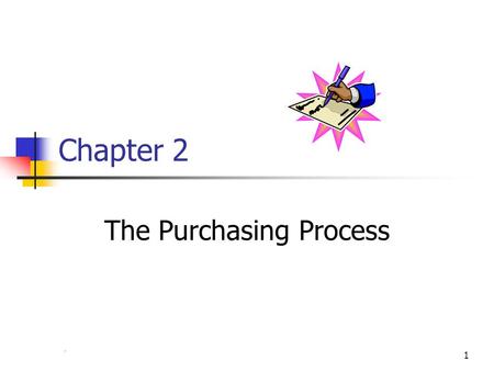 The Purchasing Process