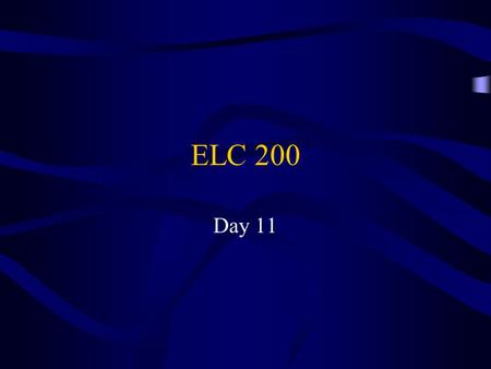 ELC 200 Day 11. Awad –Electronic Commerce 2/e © 2004 Pearson Prentice Hall 2 Agenda Assignment #3 Corrected –6 A’s, 1 B, 1 F and 2 non-submit Assignment.