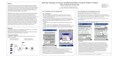 Multi-modal input interface GPS unit with antenna Multi-modal User-Device Interaction The data collection practice is enhanced from two perspectives: Text-to-speech.