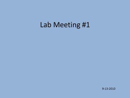 Lab Meeting #1 9-13-2010. Expression profiles and transcriptional networks in the CNS midline Wheeler et al., 2006.