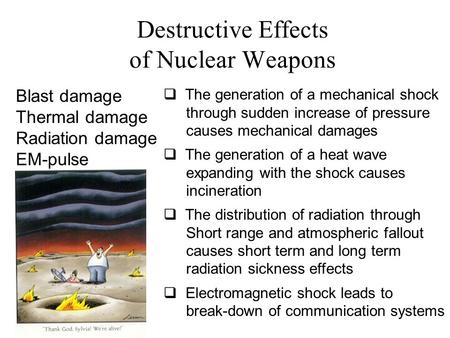 Destructive Effects of Nuclear Weapons