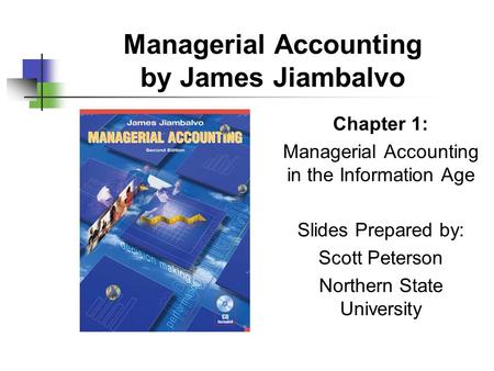 Managerial Accounting by James Jiambalvo