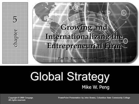 Growing and Internationalizing the Entrepreneurial Firm