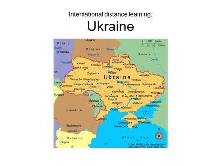 International distance learning: Ukraine.