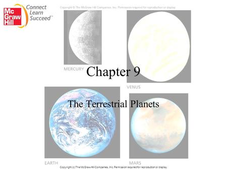 The Terrestrial Planets