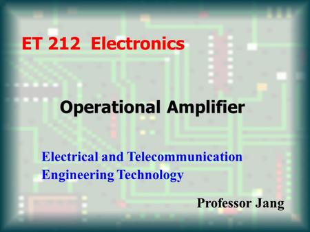 Operational Amplifier