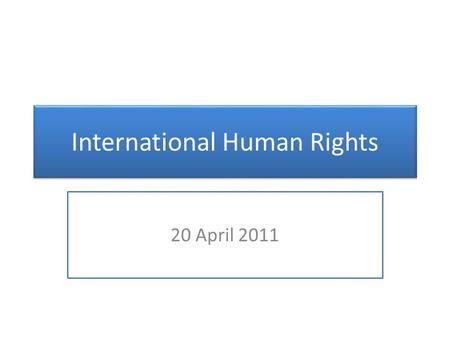 International Human Rights 20 April 2011. Viola v. Italy, GC 5.10.2006 (no. 45106/04) (Video-Conference) 50. In the interests of a fair and just criminal.