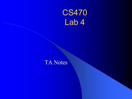 CS470 Lab 4 TA Notes. Objective Simulate the activities of a producer and consumer – Page 326 Use thread synchronization to solve the producer-consumer.