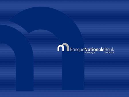 Stefaan IDE NBB, research department The views expressed in this paper are those of the authors and do not necessarily reflect the views of the National.