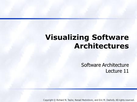 Visualizing Software Architectures