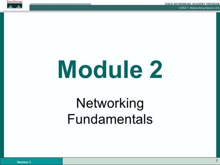 Networking Fundamentals