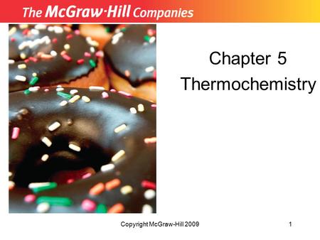 Chapter 5 Thermochemistry