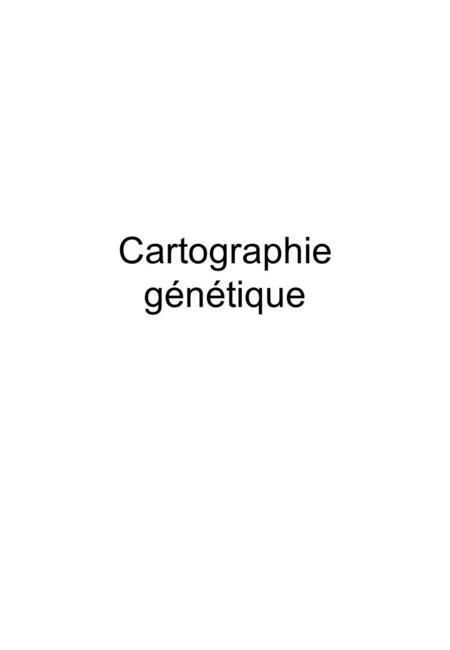 Cartographie génétique. OMIM Online Mendelian Inheritance in Man MIM248310 PLASMODIUM FALCIPARUM BLOOD INFECTION LEVELS, INCLUDED;