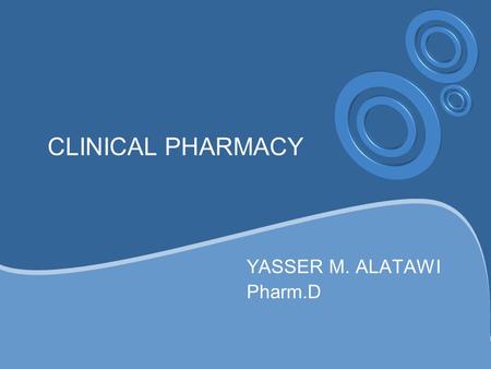 YASSER M. ALATAWI Pharm.D