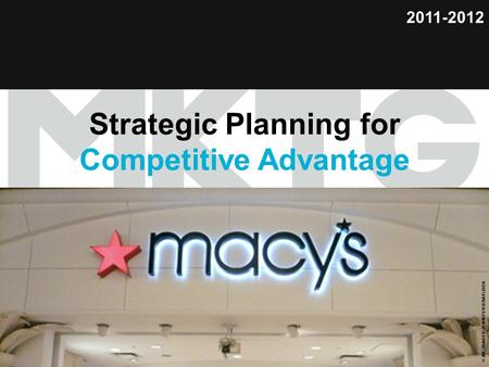 Strategic Planning for Competitive Advantage