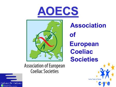 AOECS Association of European Coeliac Societies.