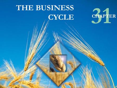 © Pearson Education Canada, 2003 THE BUSINESS CYCLE 31 CHAPTER.