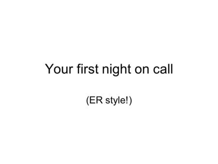 Your first night on call (ER style!). Case 1 32 year old lady Acute SOB Wheeze Using accessory muscles of respiration Unable to complete sentences.