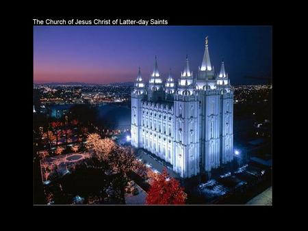 The Church of Jesus Christ of Latter-day Saints. Joseph Smith.