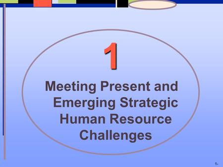 Meeting Present and Emerging Strategic Human Resource Challenges