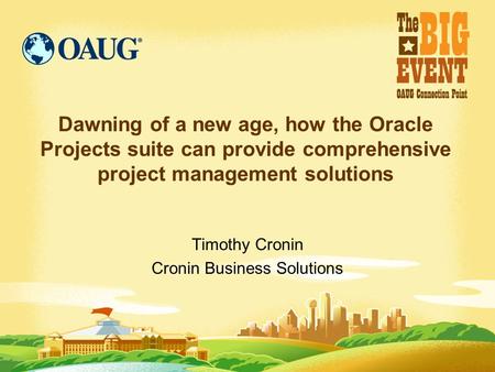 Timothy Cronin Cronin Business Solutions