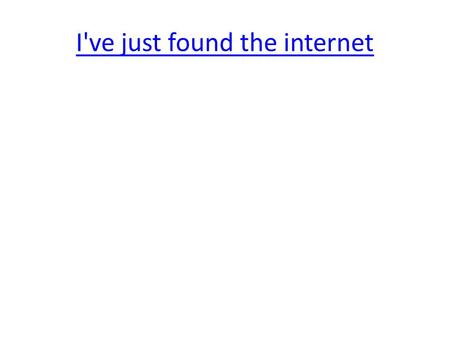 I've just found the internet. How does information travel across the internet? TCP/IP TCP wiki IP wiki Request generated by user (“click”) Response sent.