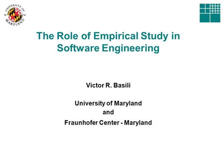 The Role of Empirical Study in Software Engineering