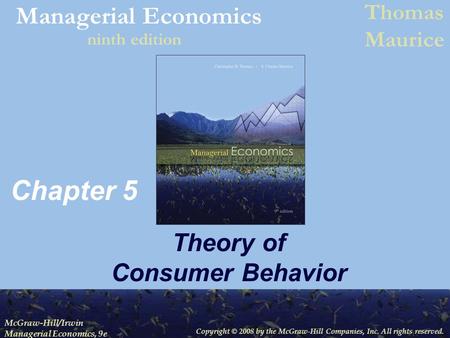 Theory of Consumer Behavior