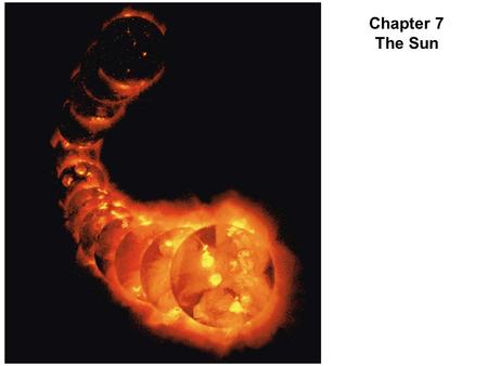 Chapter 7 The Sun. Solar Prominence – photo by SOHO spacecraft from the Astronomy Picture of the Day site link.