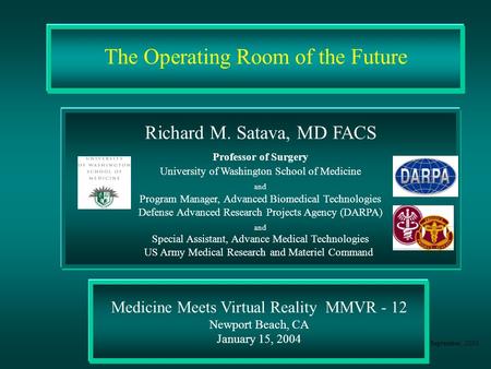 The Operating Room of the Future