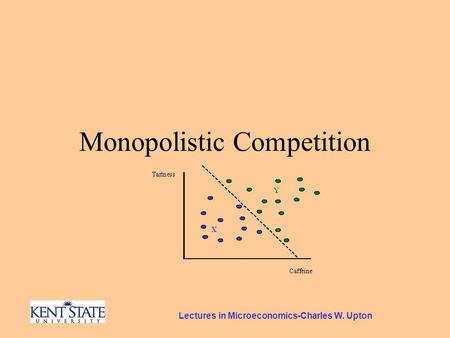 Lectures in Microeconomics-Charles W. Upton Monopolistic Competition.